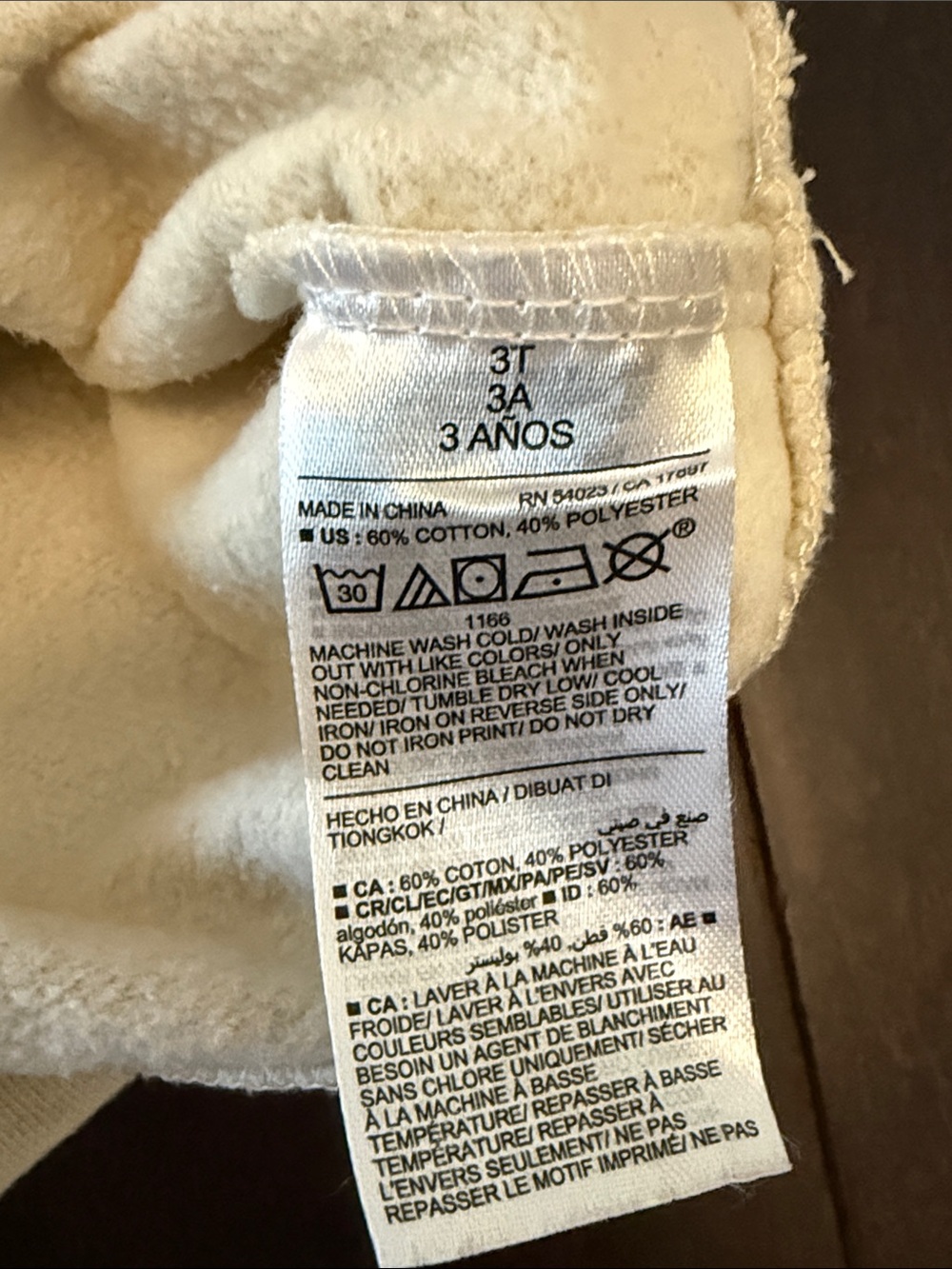 Old Navy Gender Neutral Cream Kids Hoodie with Bluey and Bingo Sweatshirt - Picture 5 of 6